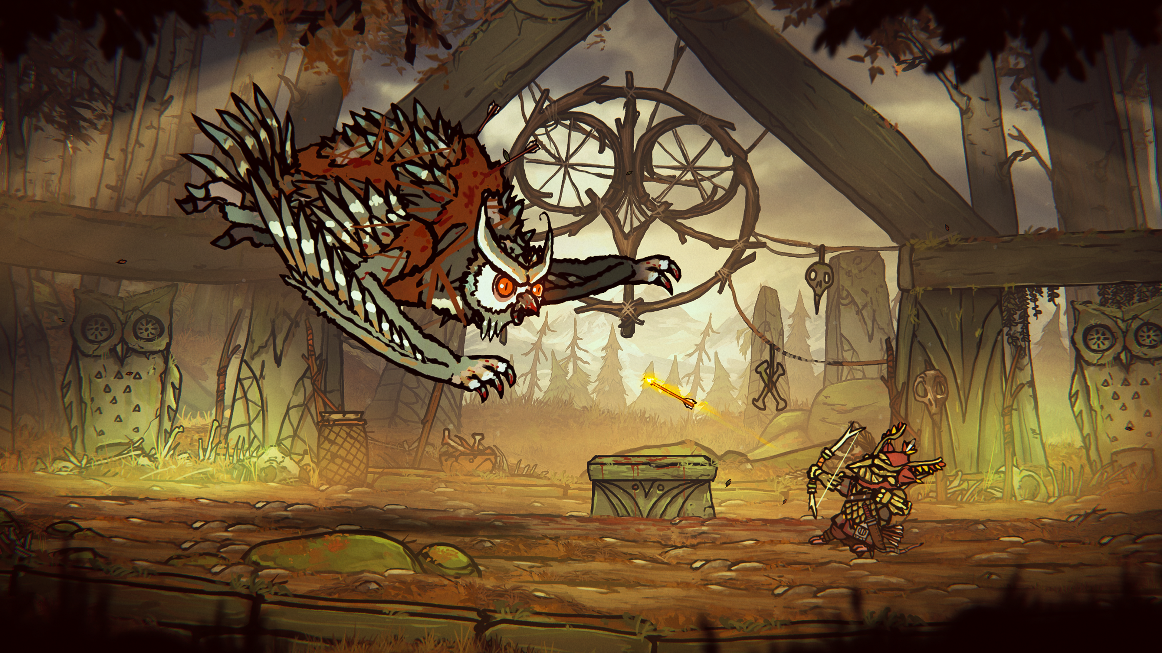 Où rencontrer des hiboux dans Tails of Iron 2