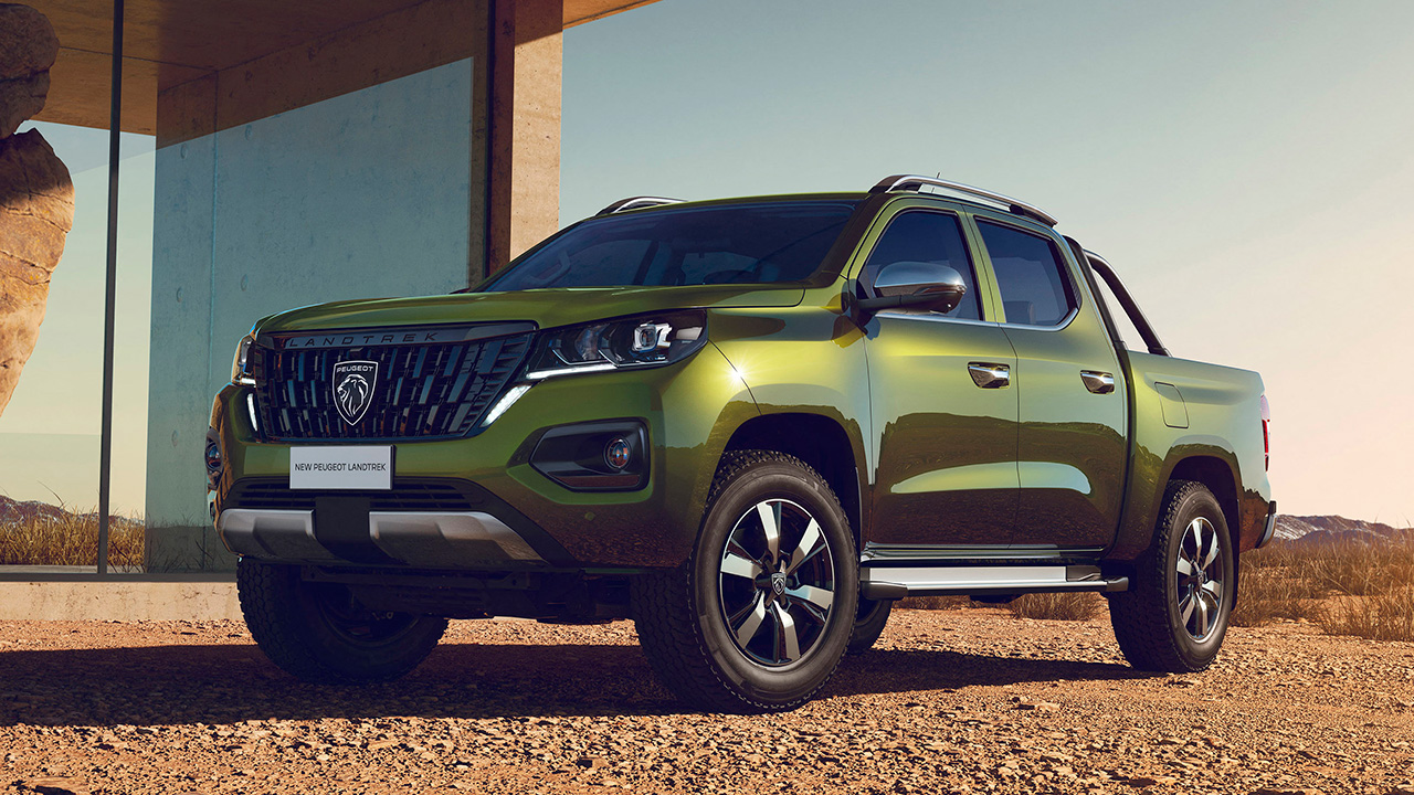 Оновлений пікап Peugeot Landtrek - вид спереду