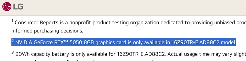 Ordinateur portable de jeu Gram Pro avec RTX 5050