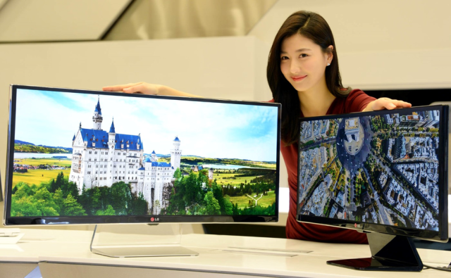 LG продемонстрирует на выставке CES сверхширокоформатные мониторы высокого разрешения