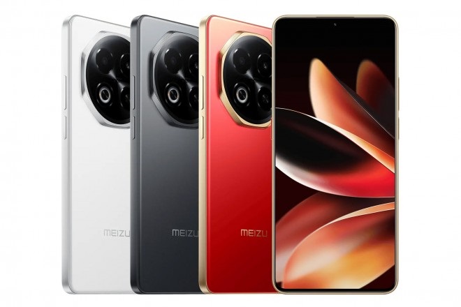 Meizu Note 16 smartphone in the colour Deficit Red