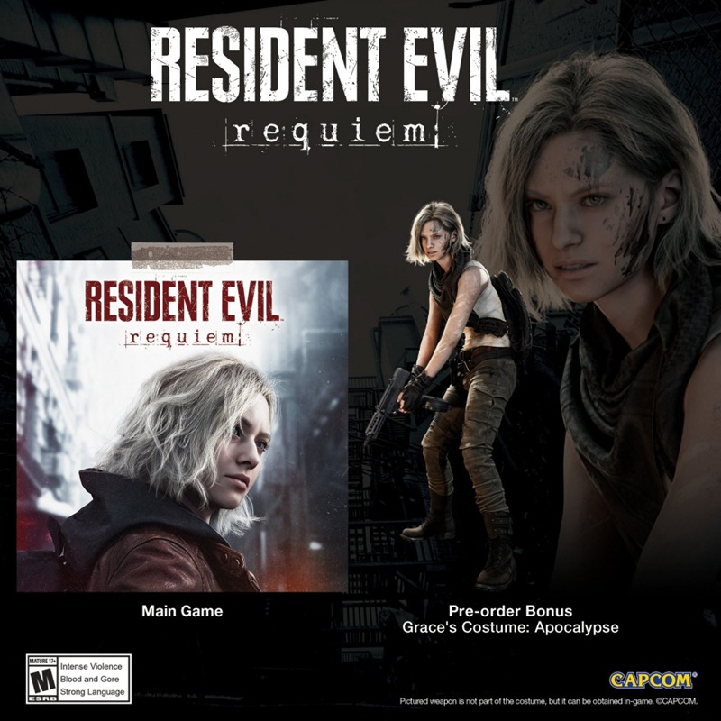 Зображення стандартного видання Resident Evil Requiem