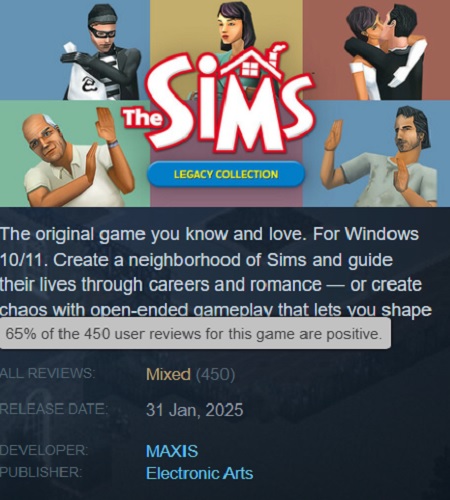Картинка из игры The Sims 1