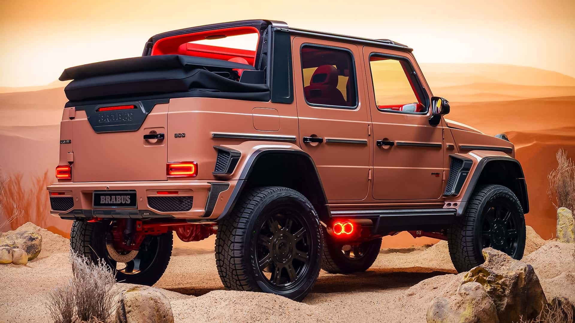 Brabus XL 800 Cabrio interior details