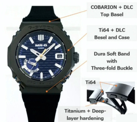 Casio MRG-B2100R-1 Cadran bleu foncé