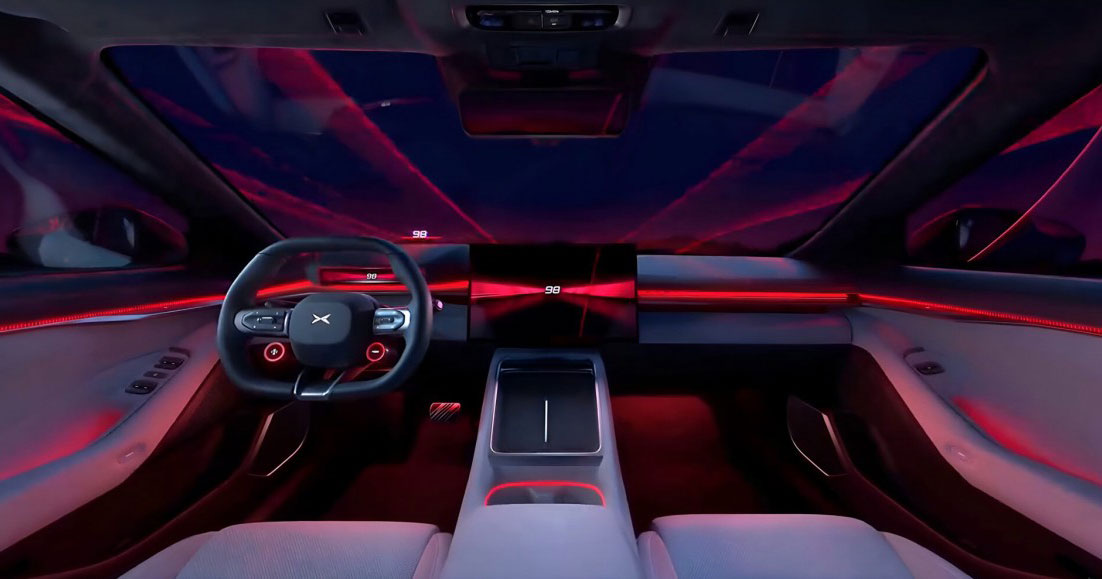 Xpeng P7 спереду