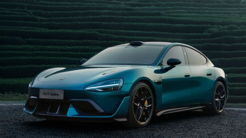 Xiaomi SU7 Ultra is an electric sedan on the move