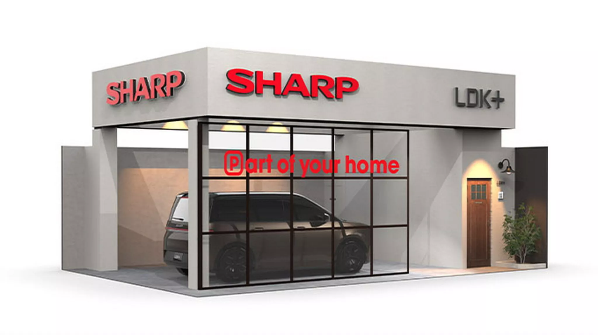 Система мультимедиа в Sharp LDK+