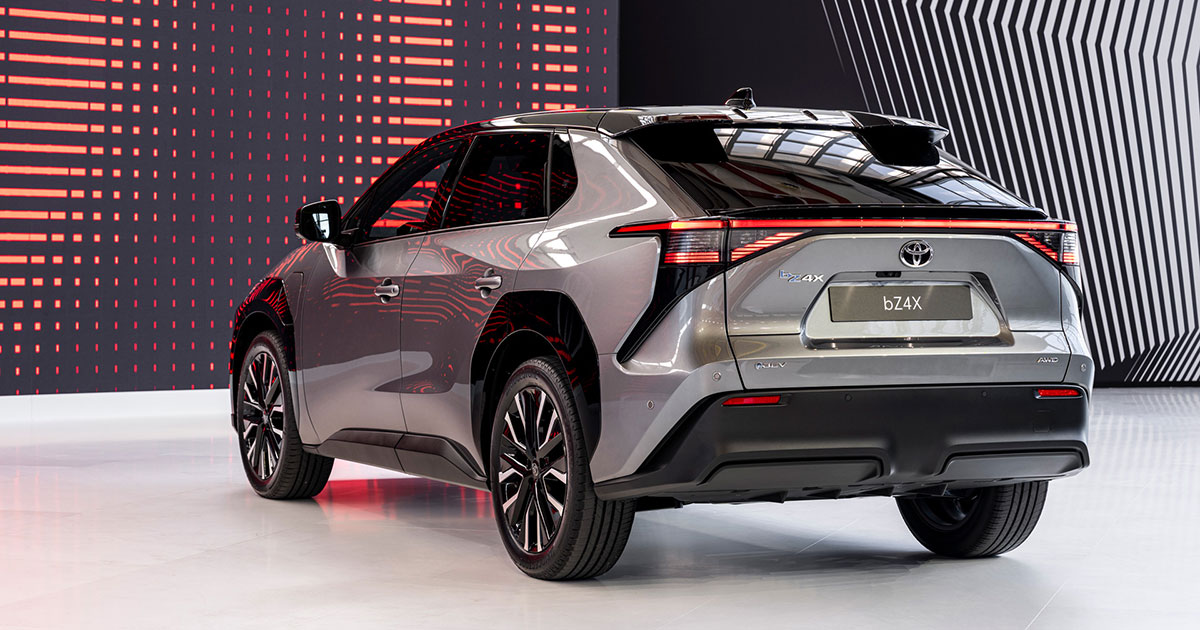 Toyota bZ4X (европейская версия). Фото: Toyota
