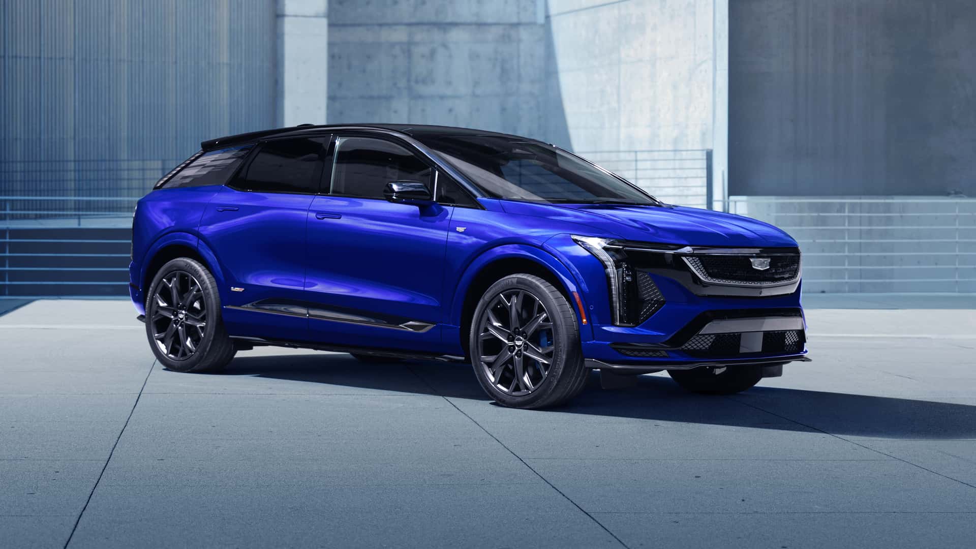 2026 Cadillac Optiq V in motion.