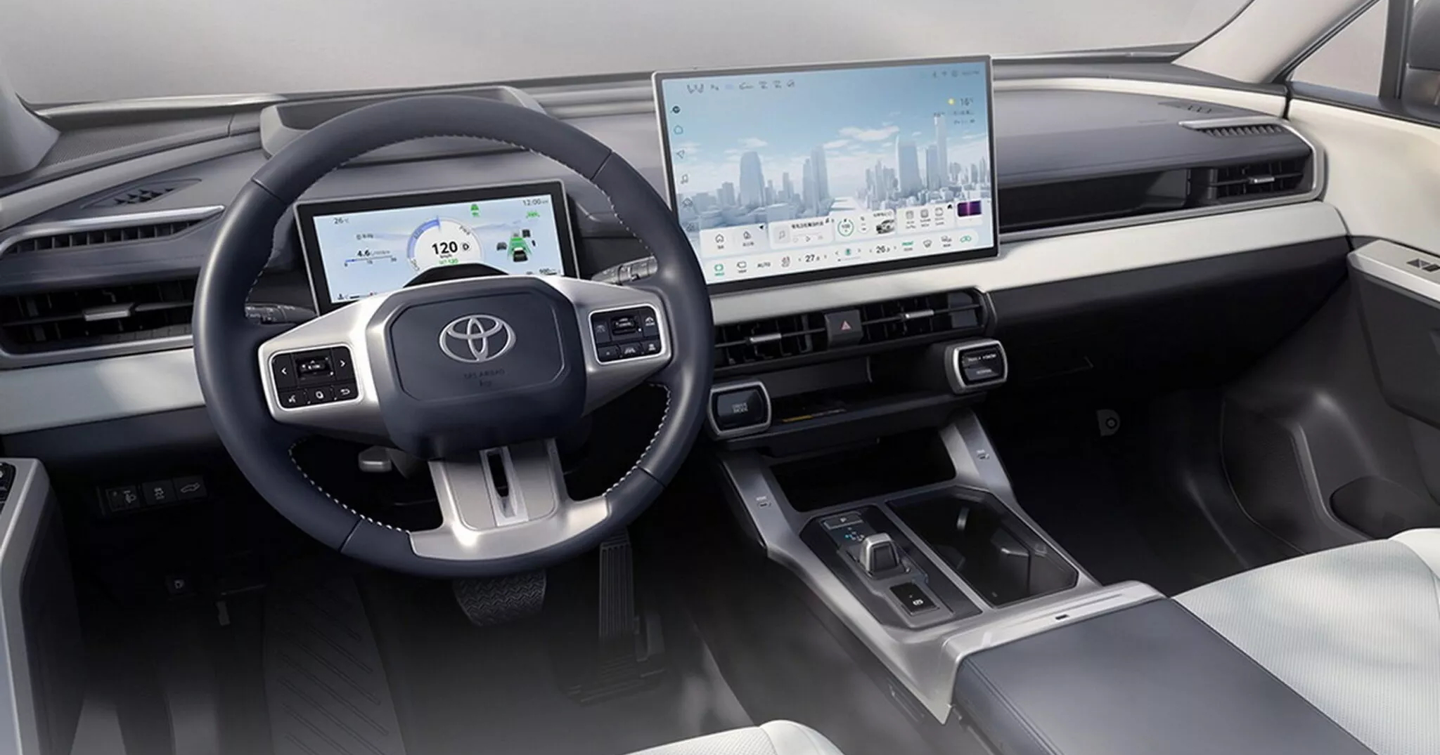 Деталі внутрішнього оздоблення FAW-Toyota RAV4