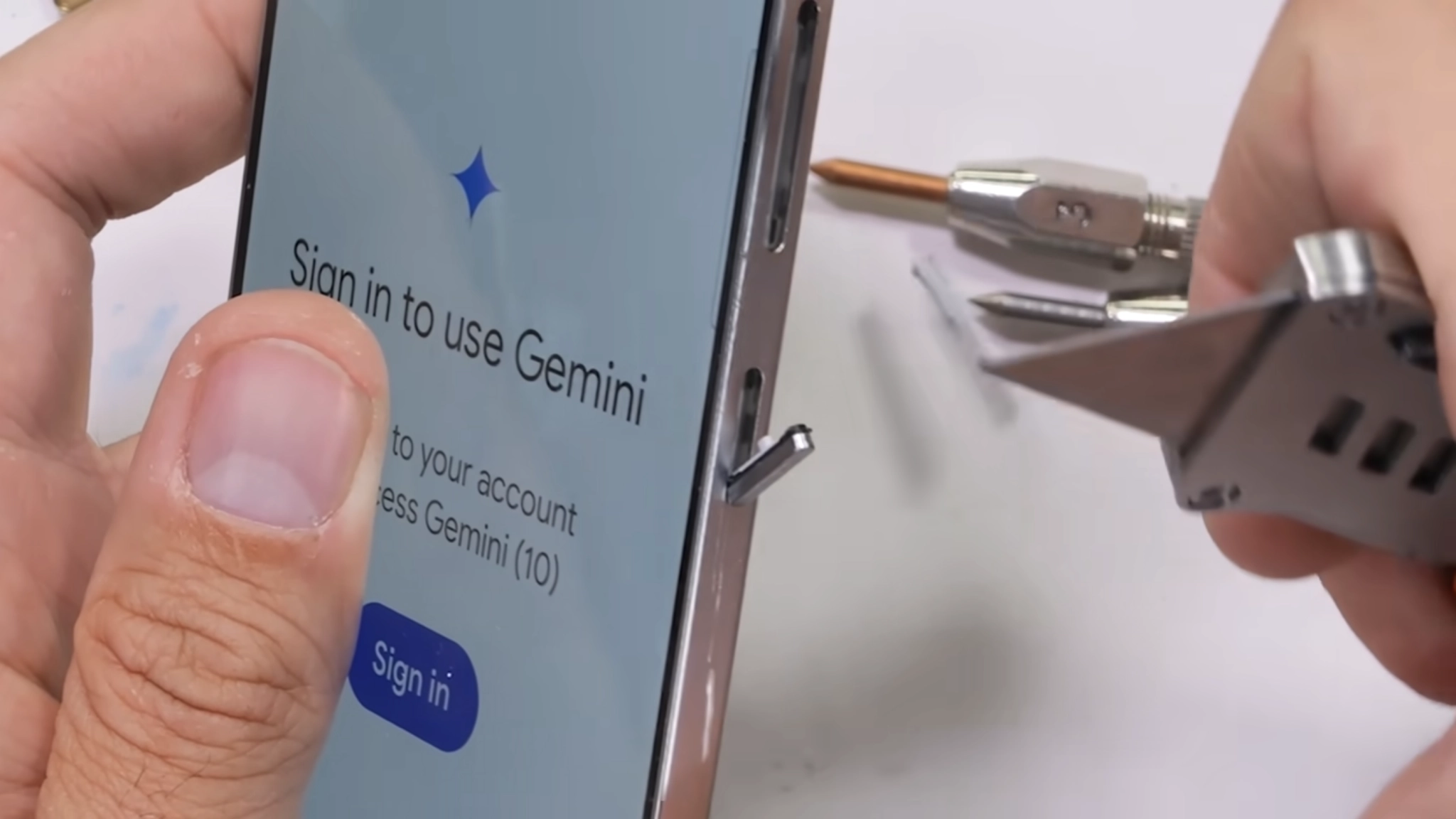 Test du Galaxy S25 Edge