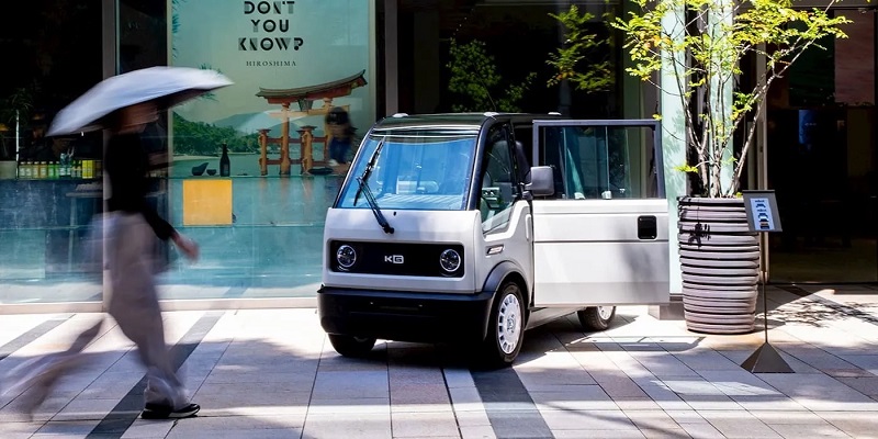 Інтер'єр електромобіля mibot mini EV