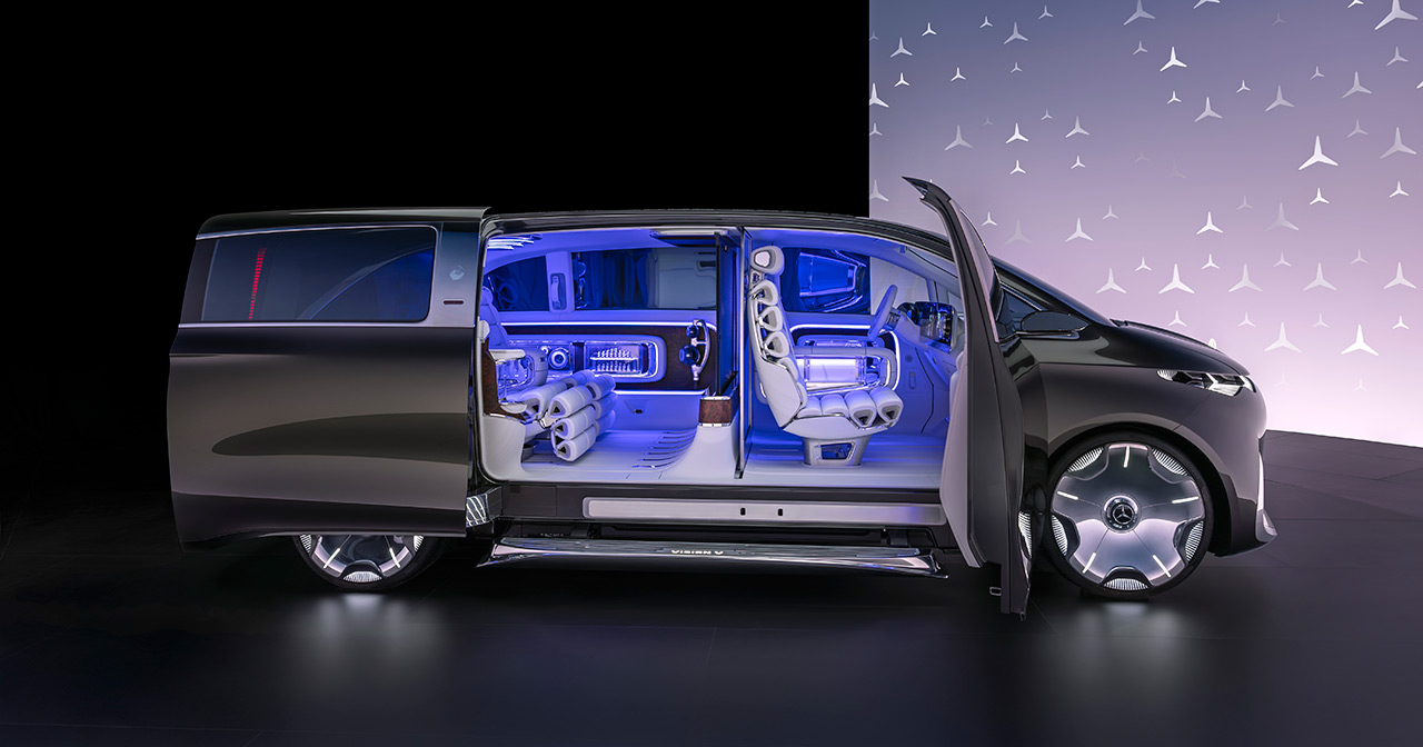 Інтер'єр Mercedes Vision V Concept Interior