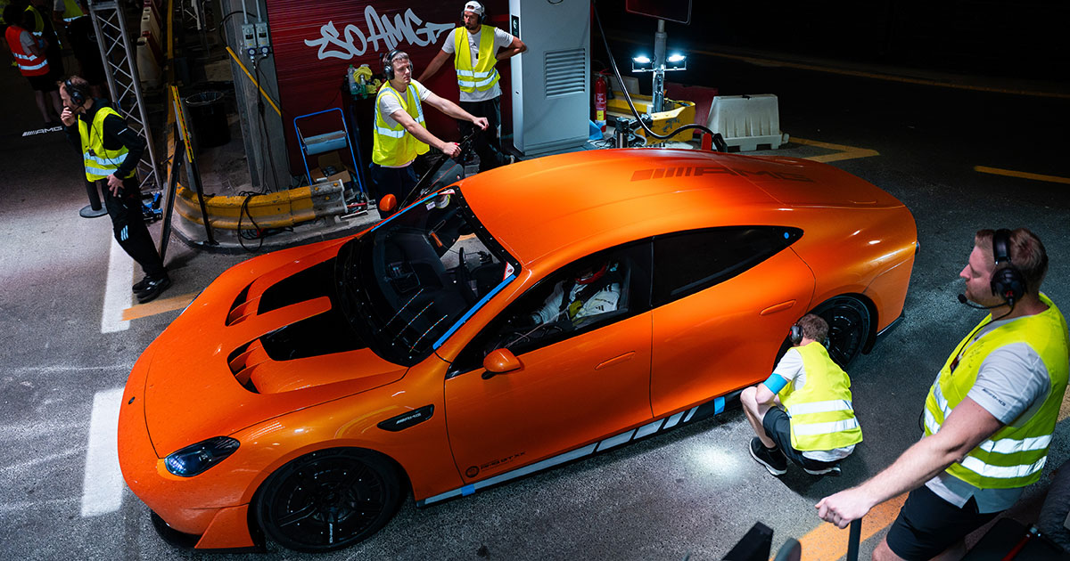 Тестирование Mercedes-Benz GT XX