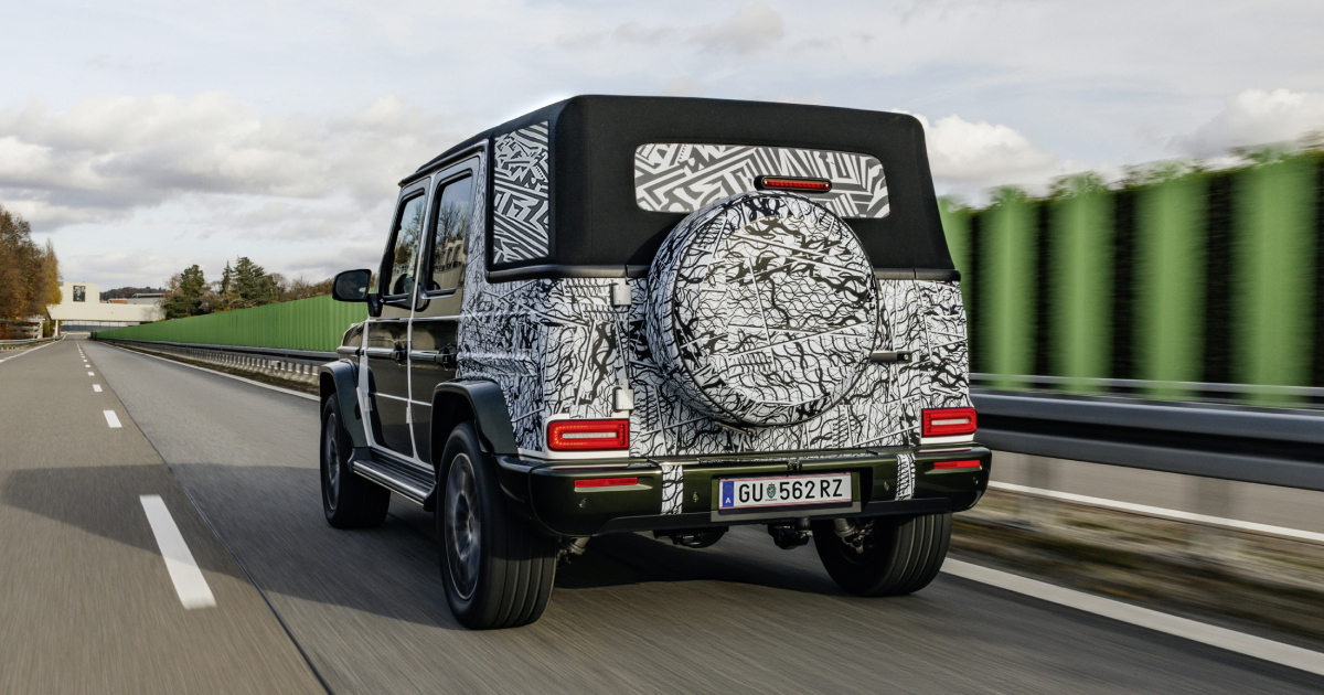 2025 Mercedes-Benz G-Class prototype in testing