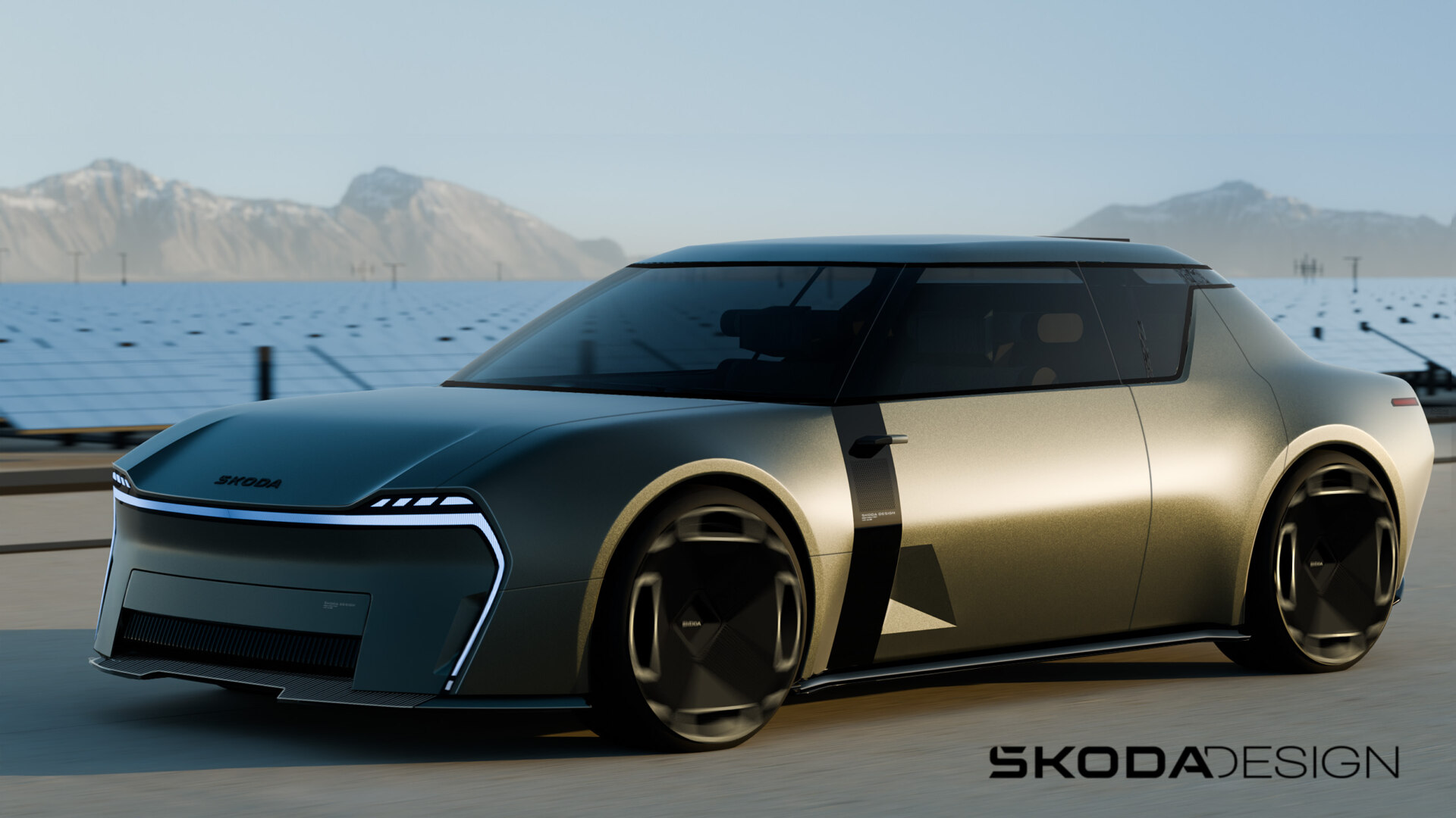 Современный дизайн Skoda 1000 MBX