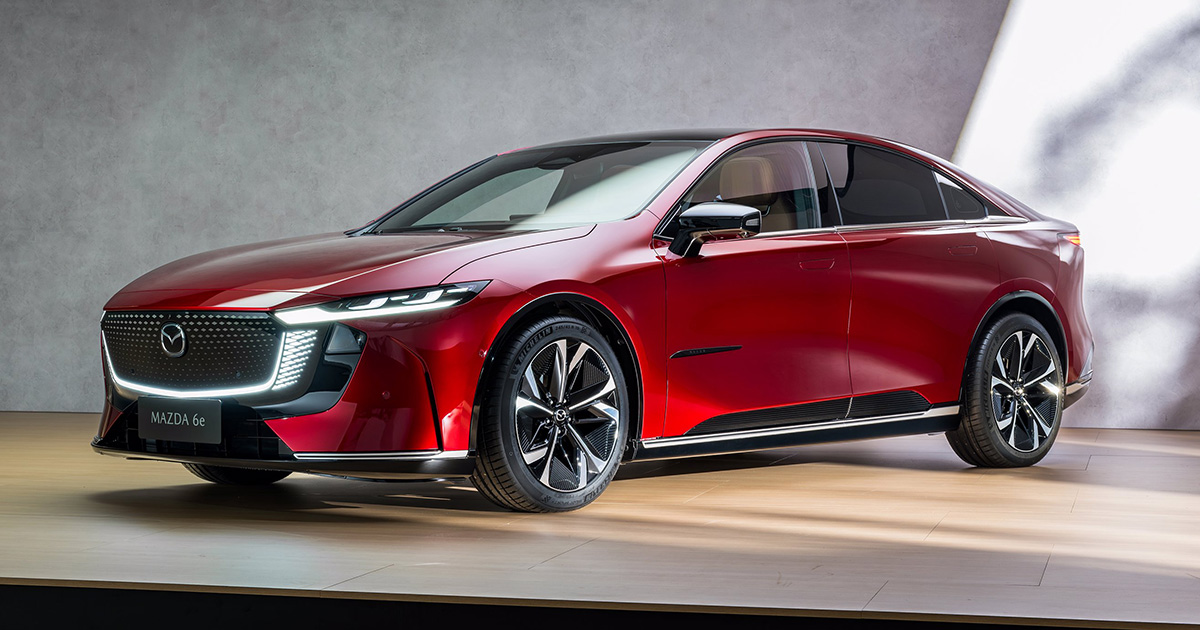 Conception de la Mazda6e.