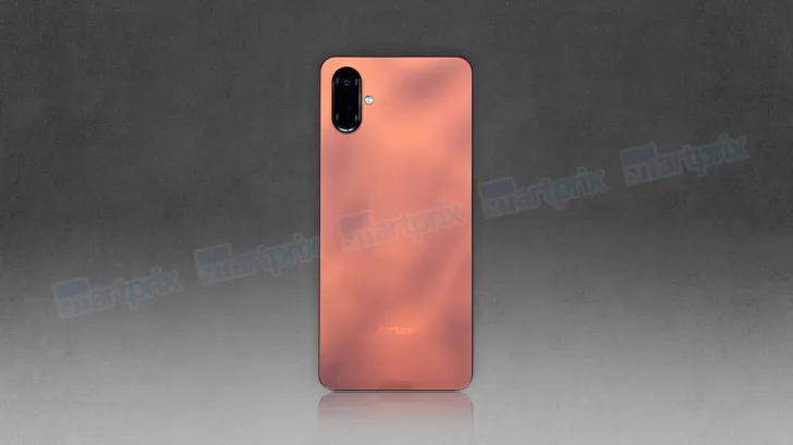 Рендер Samsung Galaxy F06 у помаранчевому кольорі