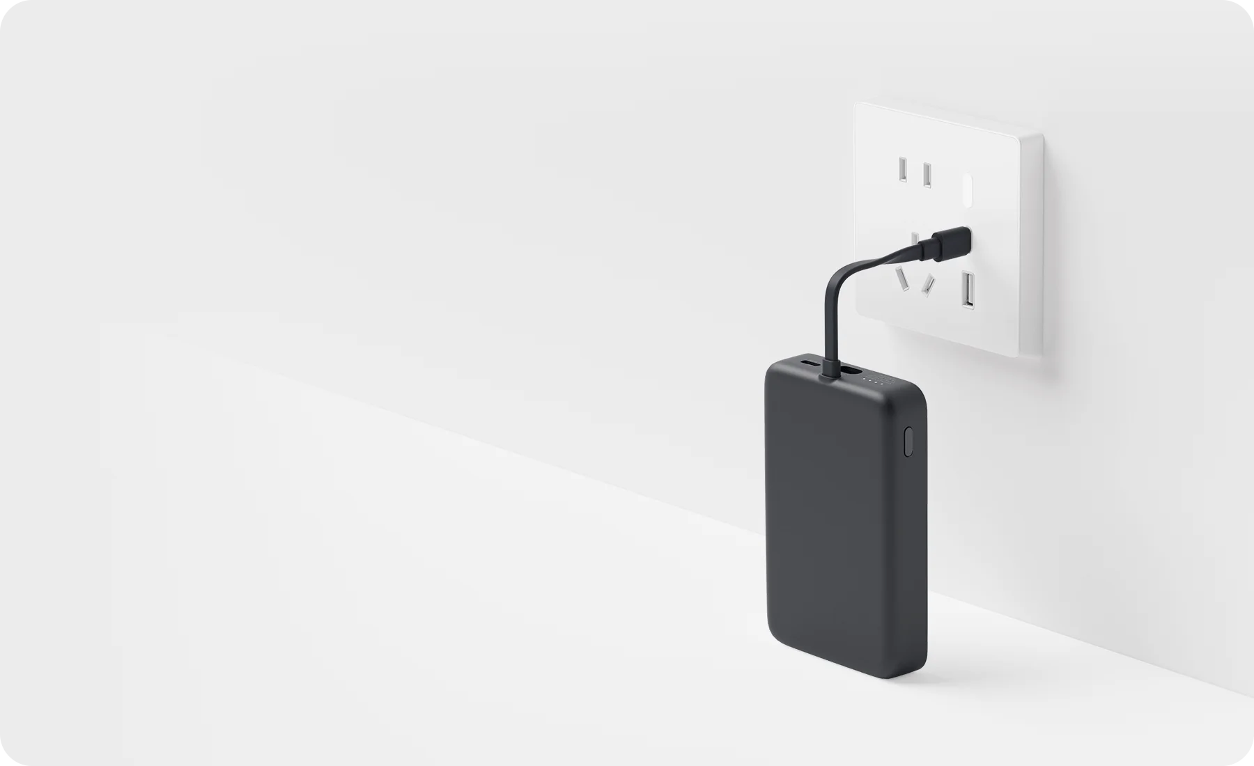 Power Bank 33W Magnétique Power Bank 10000 en noir