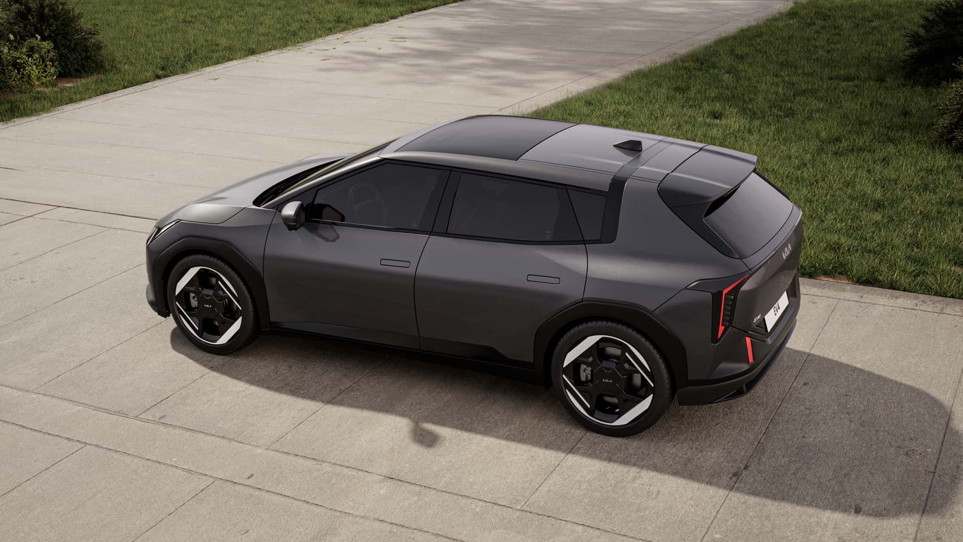Дизайн передней части Kia EV4