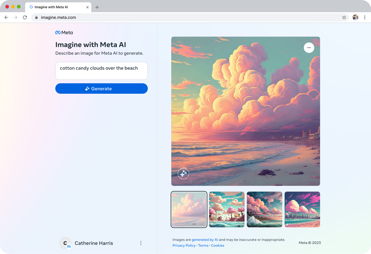 Meta has released Imagine with Meta, an AI image generator-2