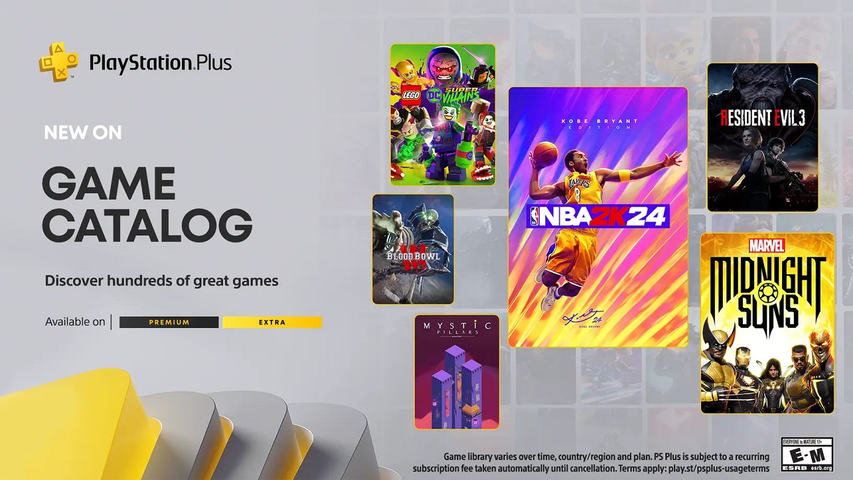 Непогана пропозиція: NBA 2K24, Marvel's Midnight Suns і Resident Evil 3 увійшли до добірки ігор для передплатників PS Plus Extra і Premium у березні
