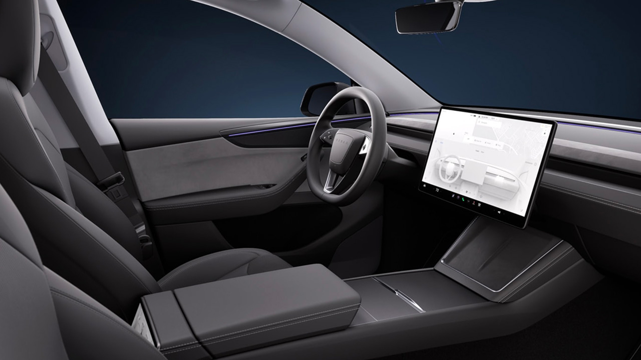 Оновлений інтер'єр Tesla Model Y