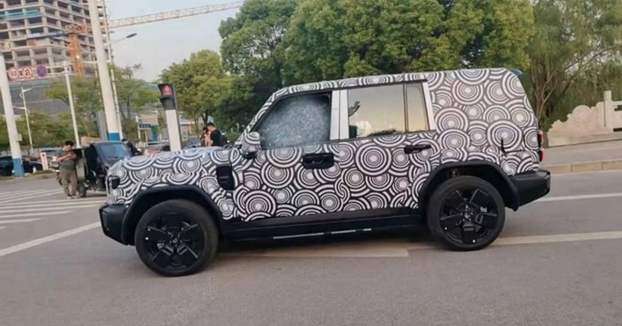 Rear view of the iCar SUV