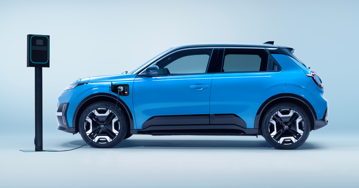 New Nissan Micra in blue