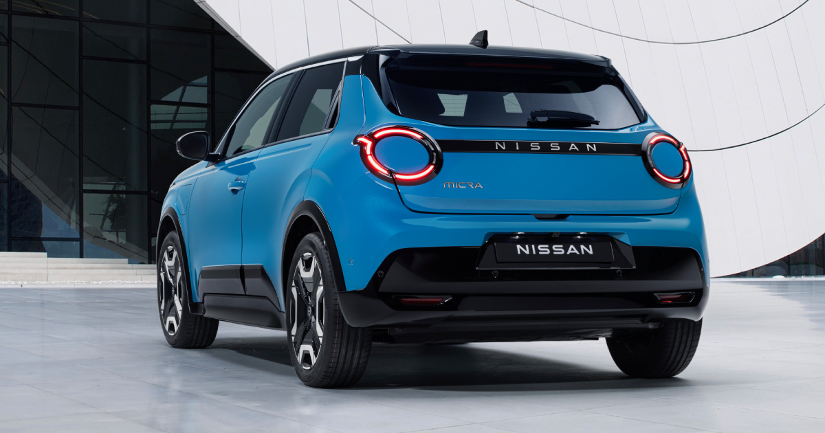 New Nissan Micra with round headlights
