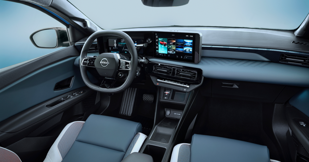 Interior of the new Nissan Micra