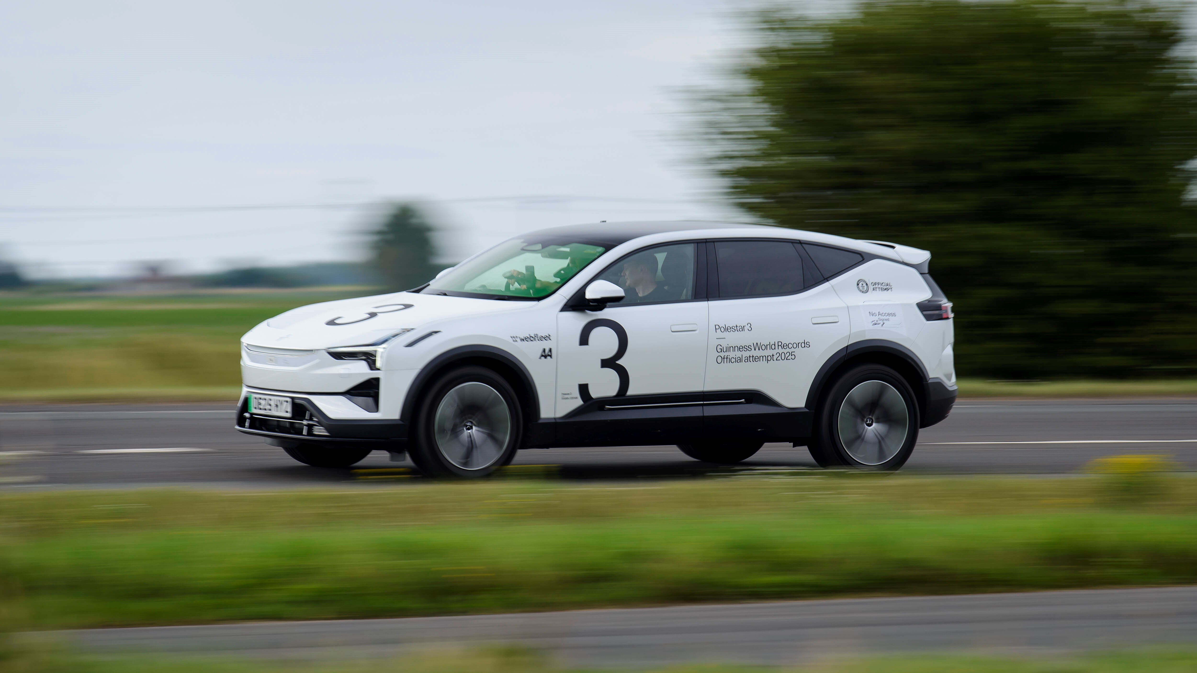 Polestar 3 on a record-breaking run