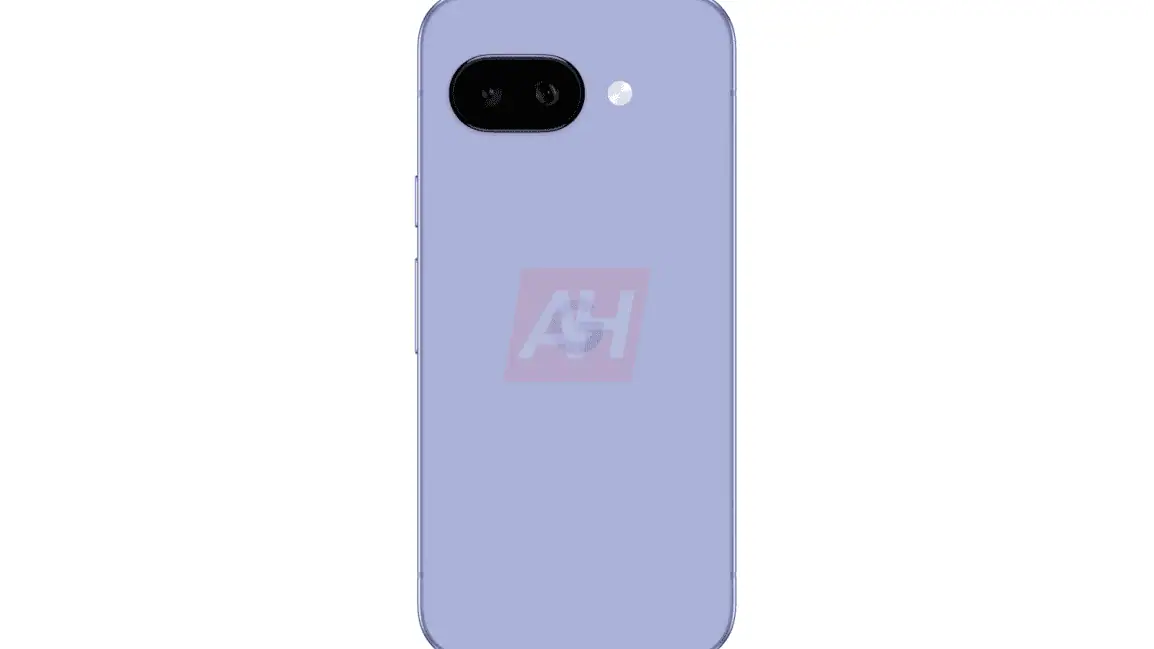 Render of Google Pixel 9a smartphone