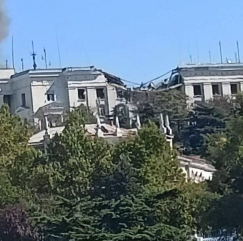 Ukrainian missiles destroy Russian Black Sea Fleet headquarters in Crimea-2