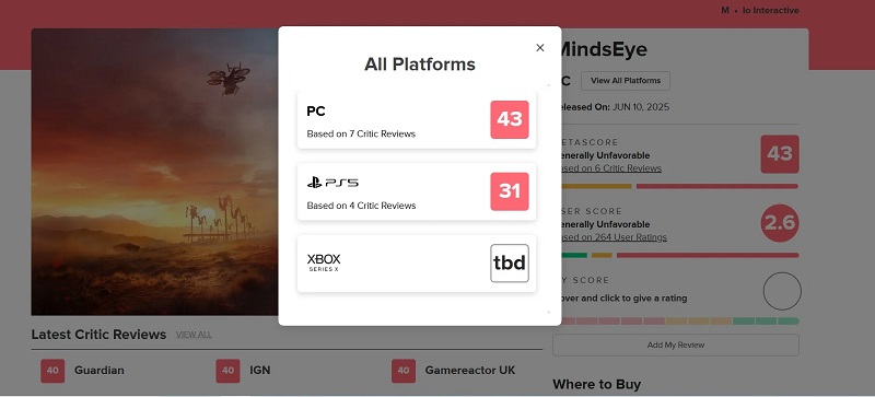 MindsEye's failure: the worst game of 2025