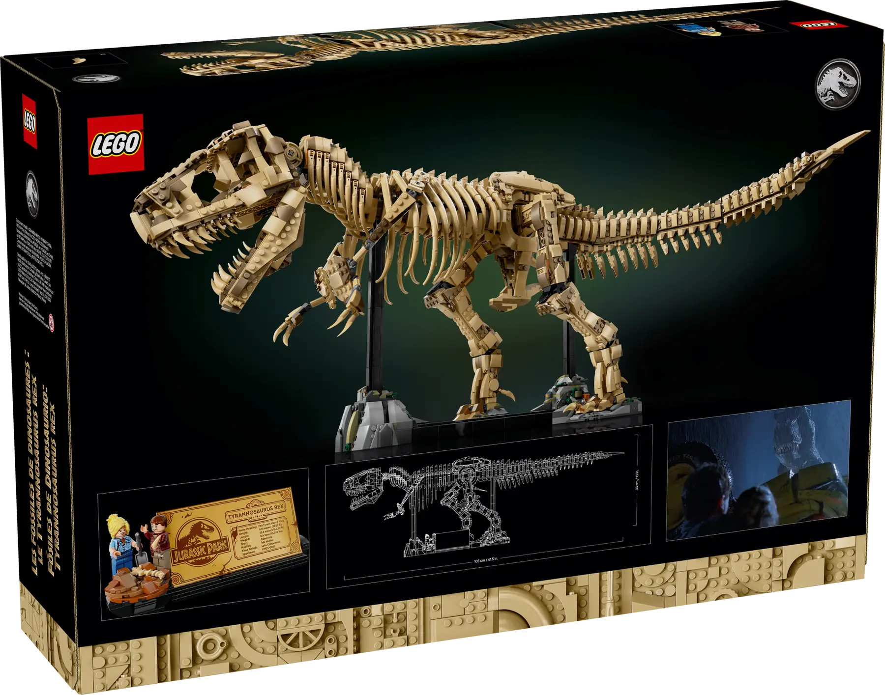Skeleton of T-Rex by LEGO set