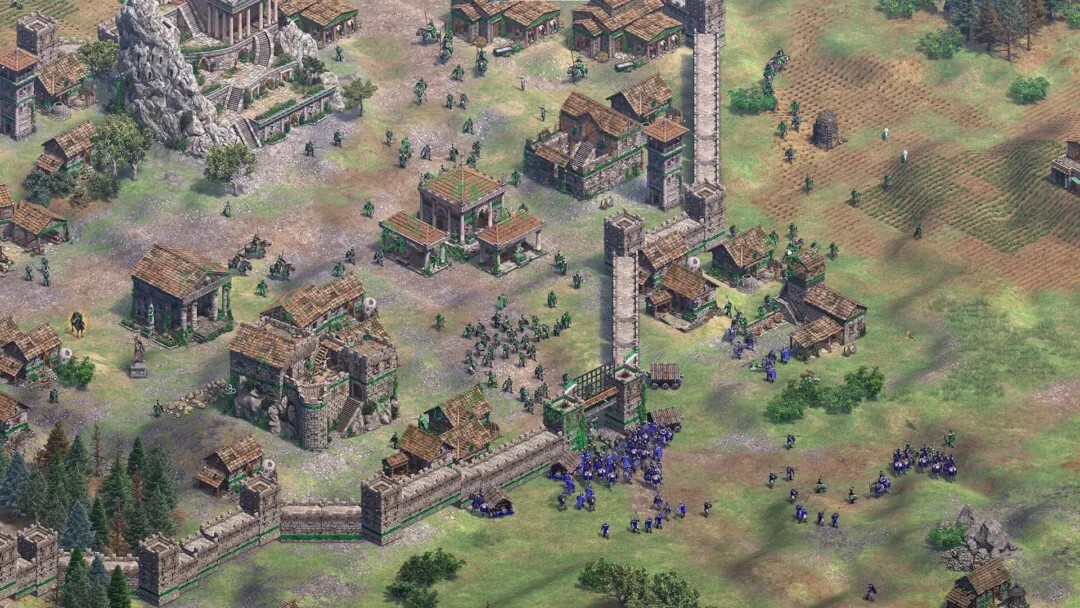 A scene from Age of Empires II: Definitive Edition