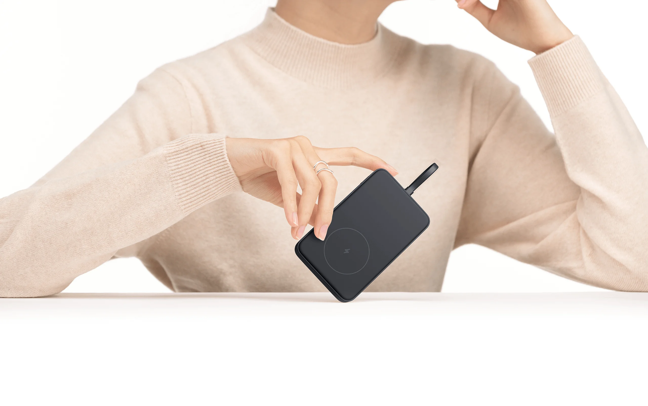 Power Bank 33W avec câble intégré