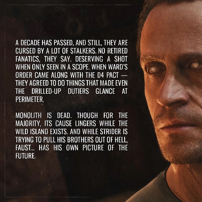 Розробники Stalker 2: Heart of Chornobyl нагадали про Фауста - одного з командирів послідовників Моноліту-3
