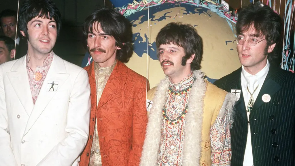 The Beatles in the recording studio in 1967