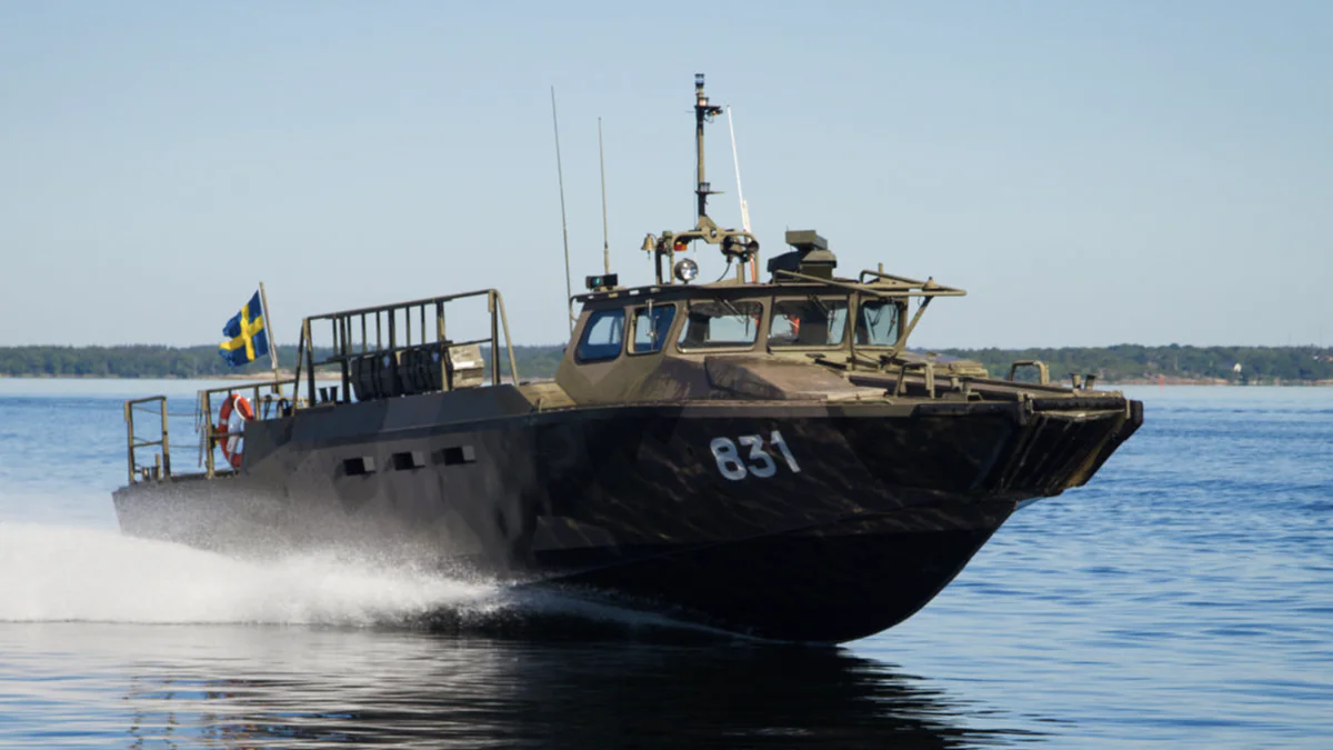 The Stridsbåt 90 (CB90) boat. Illustration: Swedish Navy