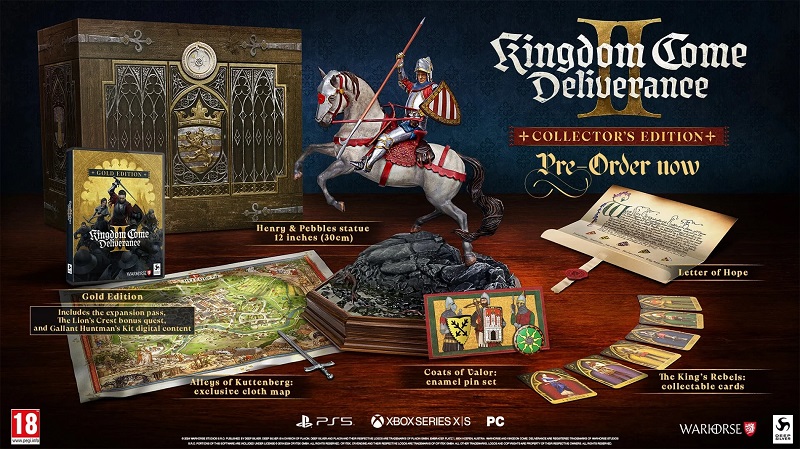 Warhorse Studios has unveiled a collector's edition of the ambitious medieval RPG Kingdom Come: Deliverance 2-2