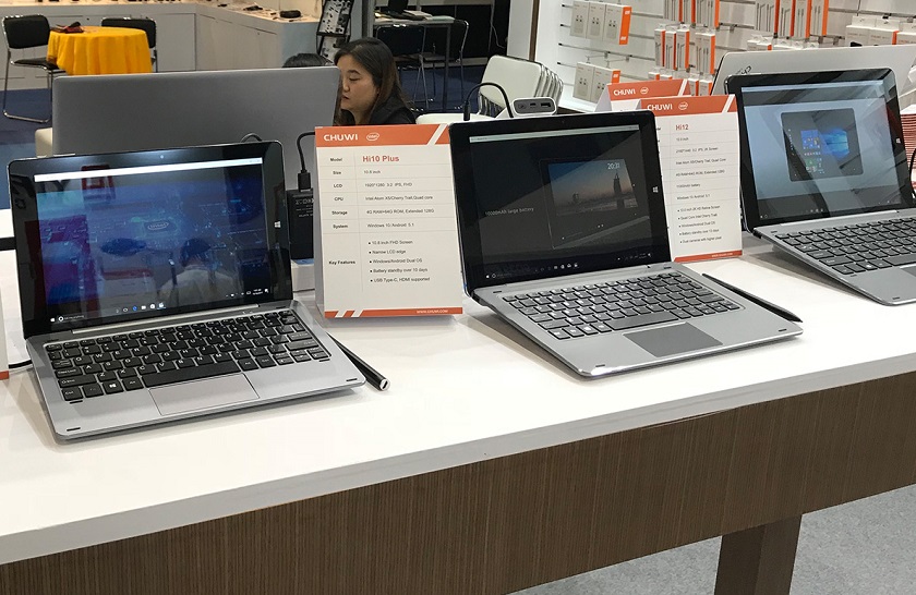CHUWI представляет ряд новинок и ноутбук SurBook mini-2 CHUWI at Consumer Electronics 2nd.jpg