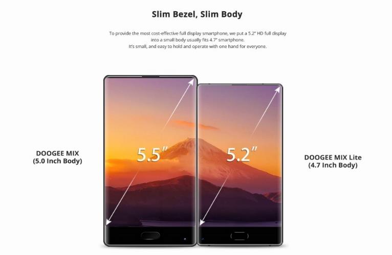 DOOGEE MIX lite: самый дешевый безрамочный смартфон в мире DOOGEE MIX lite.jpg
