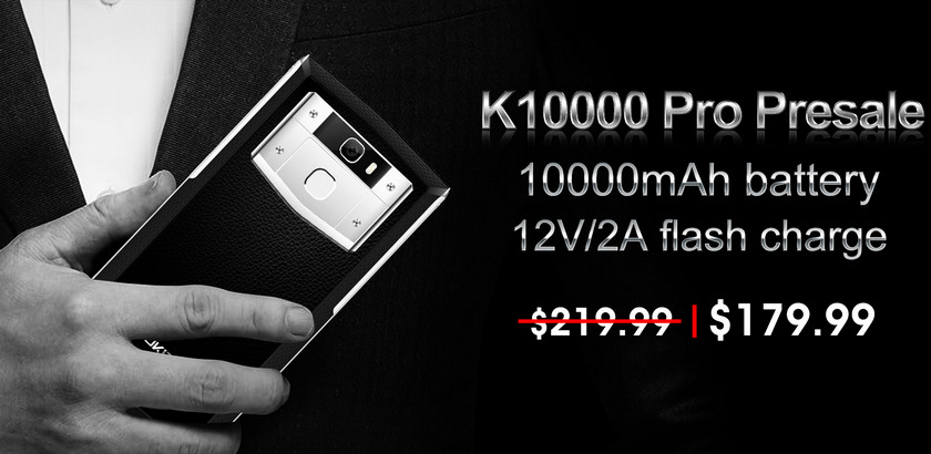 Oukitel K10000 Pro с батареей на 10 000 мАч — в презаказе за $179.99 OUKITEL K10000 PRO Presale starts.jpg