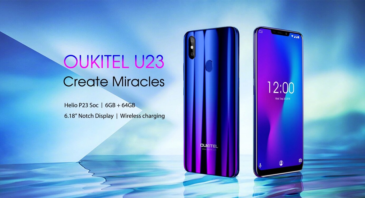 Раскрыты характеристики смартфона OUKITEL U23: беспроводная зарядка и 6 ГБ ОЗУ OUKITEL U23 full specs confirmed.jpg