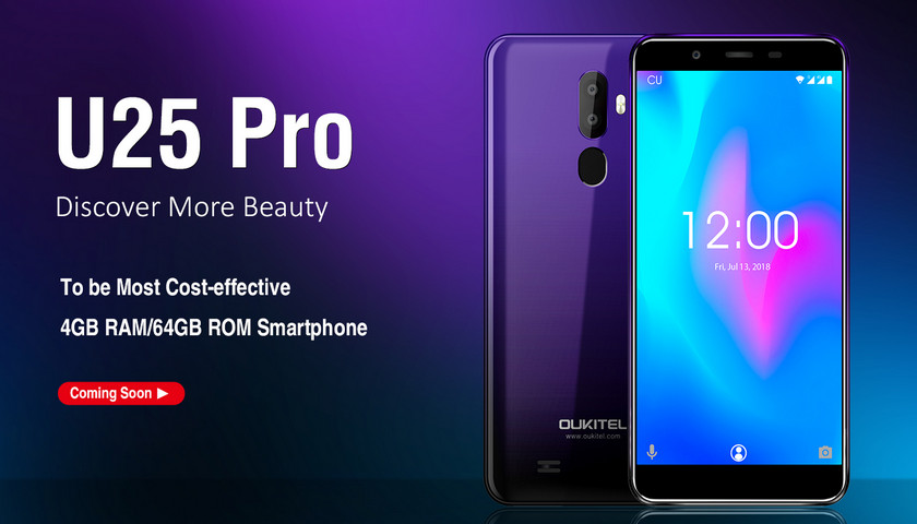 Oukitel U25 Pro с градиентным корпусом и ценой до $100 — скоро в продаже OUKITEL U25 Pro.jpg