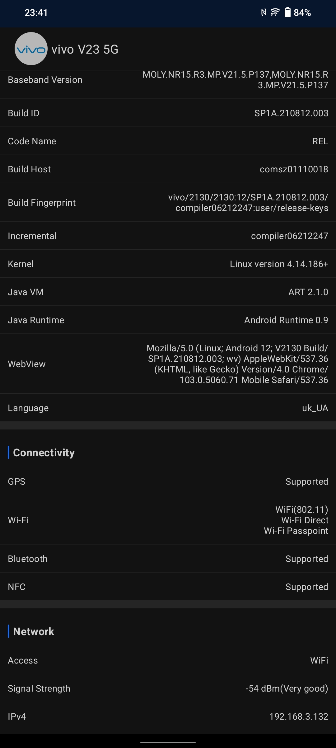 Vivo V23 5G : le premier smartphone à changement de couleur au monde-101