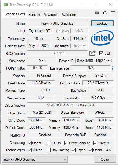 MSI Katana GF66 11UD review: a practical weapon for a virtual samurai-38